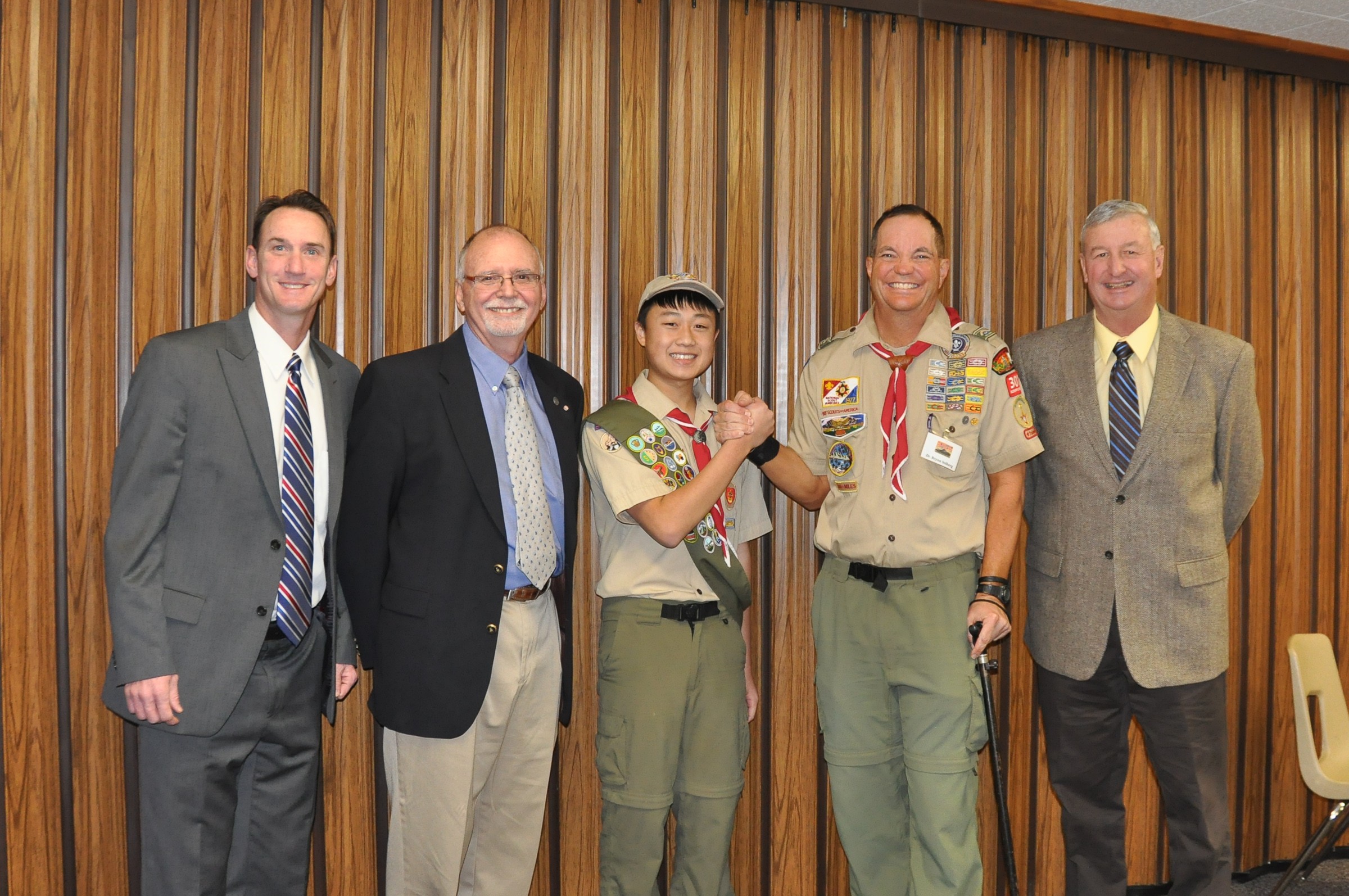 Nathan Khuu earns his Eagle Scout Rank